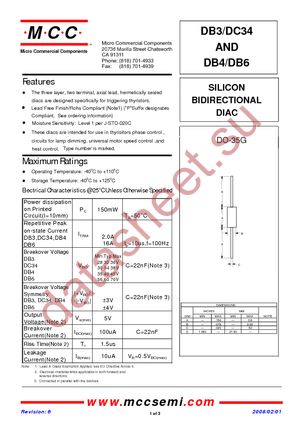 DB3-TP datasheet  